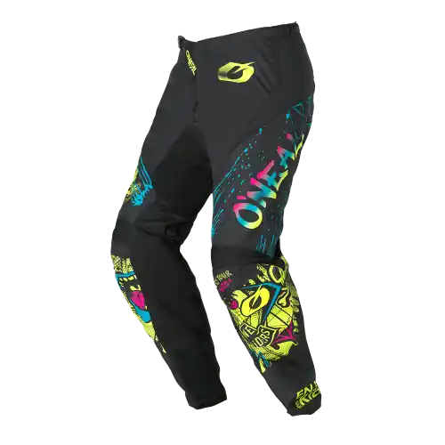 Pantalón O'NEAL ELEMENT RANCID Junior Negro/Amarillo