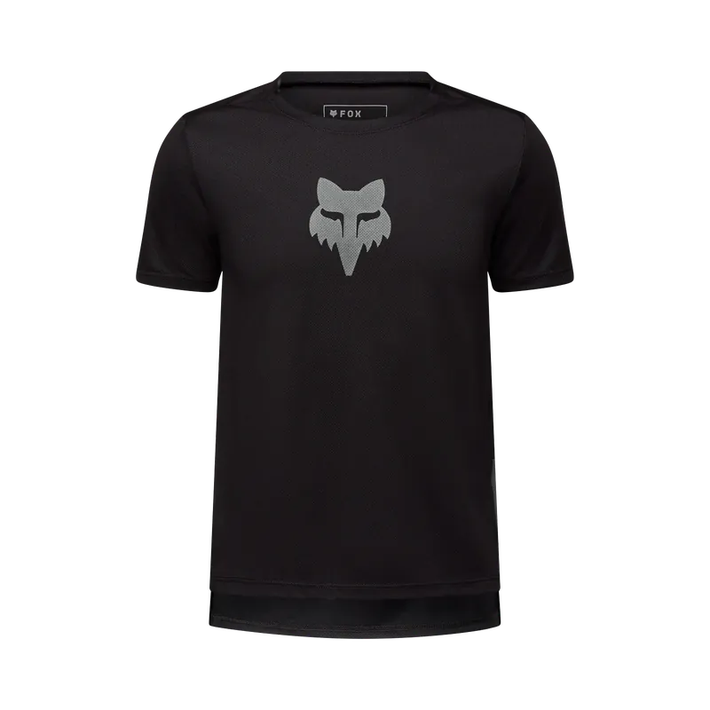 Maillot manga corta FOX RANGER HEAD Junior Negro