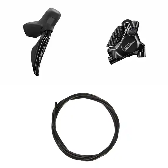 SHIMANO 105 R7170 12V Montaje Plano Palanca Recta Discless y Pinza Trasera