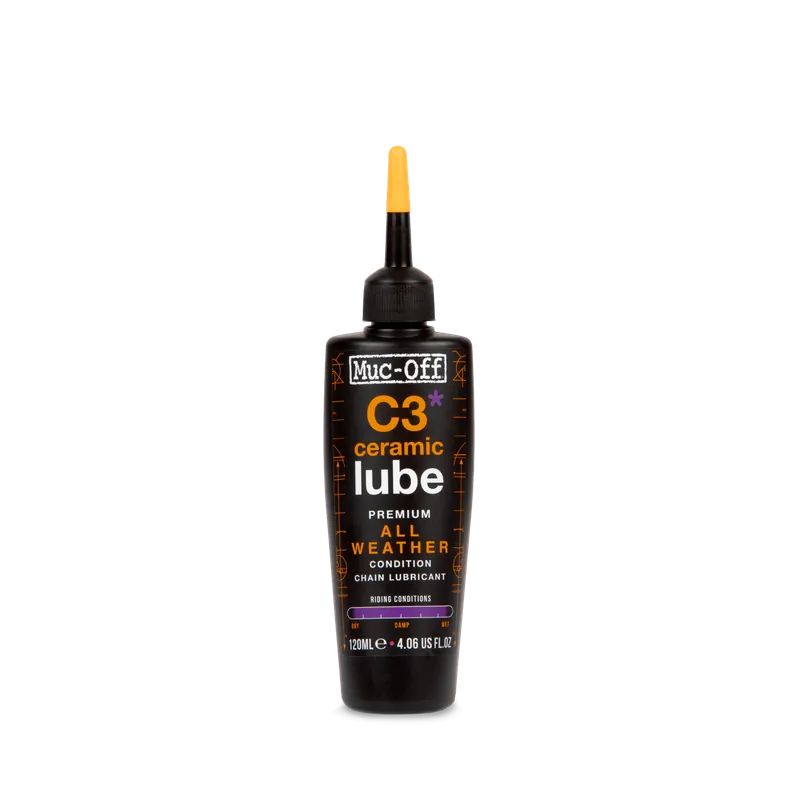 Lubricante cerámico para todas las condiciones MUC-OFF C3 ALL WEATHER CERAMIC (120 ml)