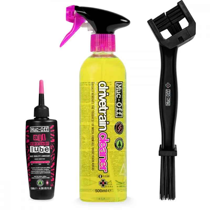 KIT MUC-OFF PARA EL CUIDADO DE LA CADENA DE LA BICICLETA