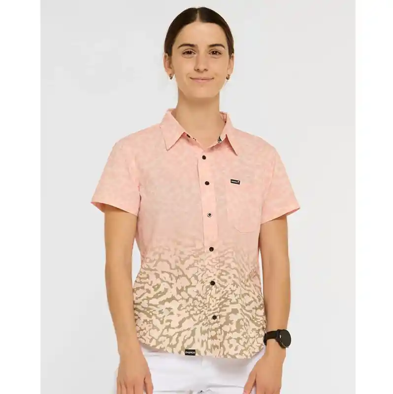 Camisa técnica DHARCO TECH PARTY PRISCILLA de mujer Beige