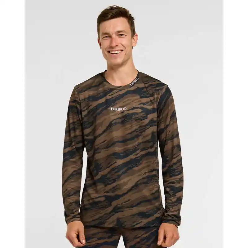 Maillot de manga larga DHARCO GRAVITY RECON Negro/Marrón
