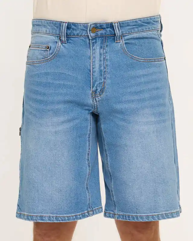Shorts DHARCO JORT UNISEX COASTAL WASH Azul