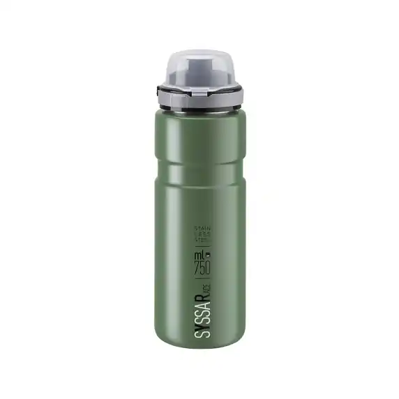 SYSSA RACE ELITE Botella de acero verde mate