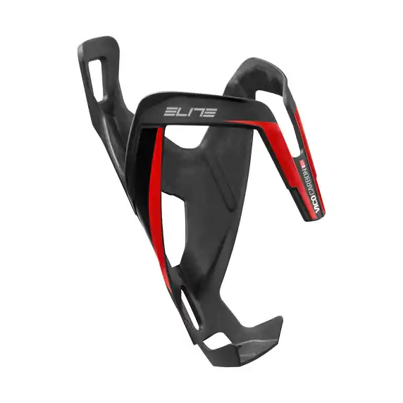 Portabidón de carbono ELITE VICO Negro/Rojo Gráfico