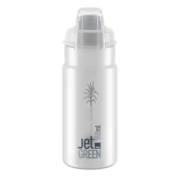 Botella de agua ELITE JET SUGAR CANE PLUS (550ml) Transparente/Gris