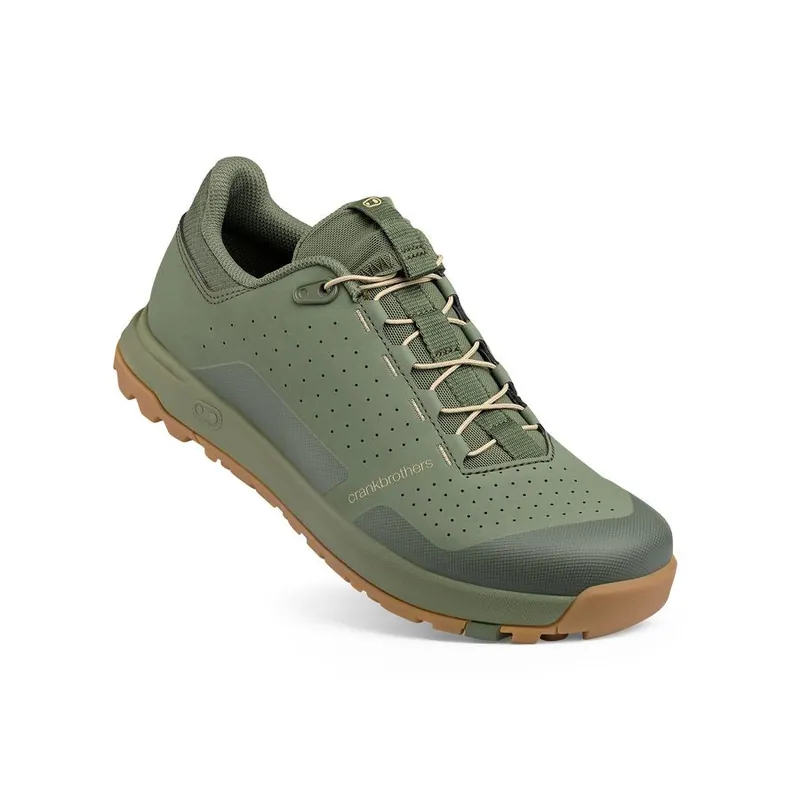 Zapatillas MTB CRANKBROTHERS MALLET TRAIL SPEED LACE CLIP Verde/Arena