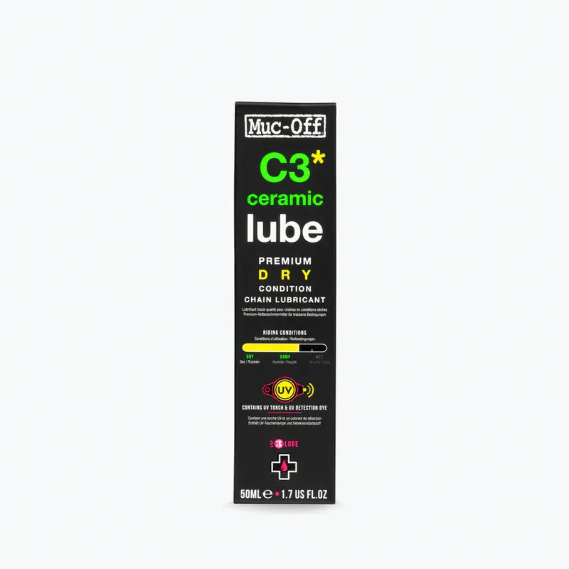 MUC-OFF C3 DRY CERAMIC LUBE Lubricante de cadena para condiciones secas (50 ml)
