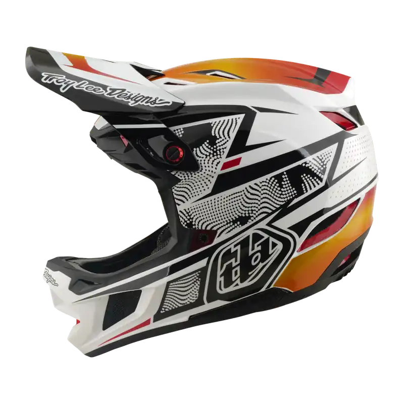 Casco MTB TROY LEE DESIGNS D4 COMPOSITE MIPS LINED UP Blanco