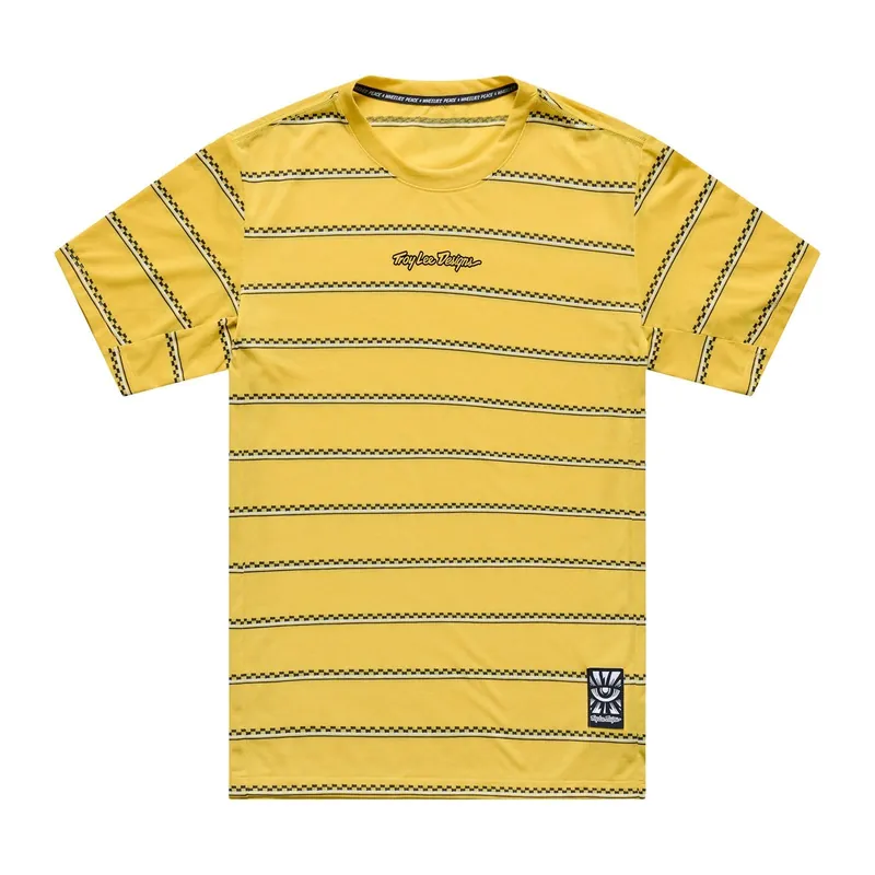 TROY LEE DESIGNS SKYLINE FAKIE RIDE Maillot Manga Corta Amarillo