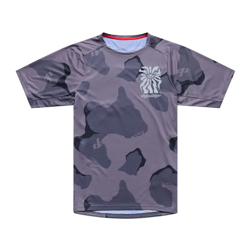 Maillot manga corta TROY LEE DESIGNS SKYLINE PRO FLOW CAMO Carbono