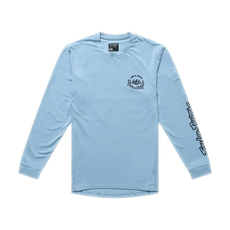 Maillot manga larga TROY LEE DESIGNS RUCKUS RIDE CARBS Niño Azul