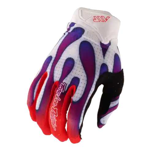 TROY LEE DESIGNS AIR OVERSPRAY Guantes Junior Blanco/Morado