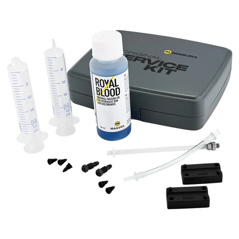 Kit de purga MAGURA CORE (con aceite mineral) para frenos hidráulicos.
