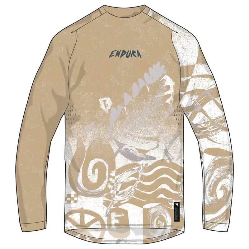 ENDURA SINGLETRACK PRINT Maillot Manga Larga Arena