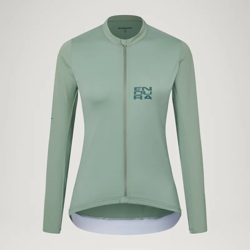 Maillot manga larga ENDURA ALLTRACK RIDE Mujer Verde salvia