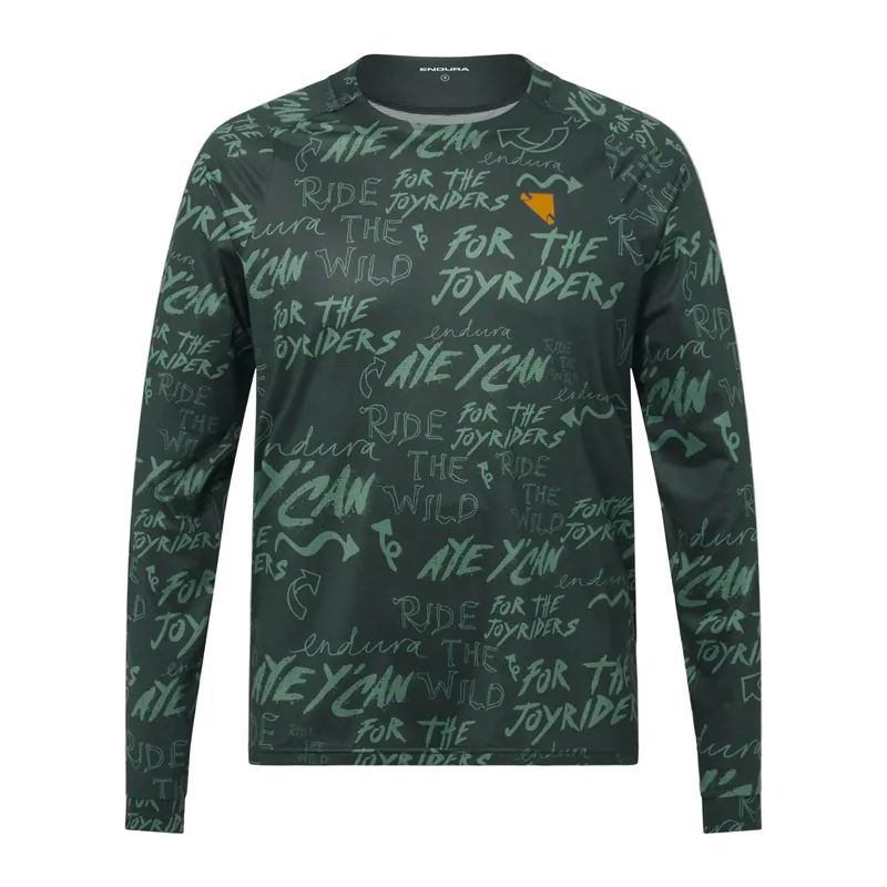 ENDURA SINGLETRACK PRINT Manga Larga Cinta Gris Carbono