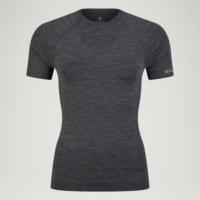 Ropa Interior Mujer ENDURA BAABAA PRO Manga Corta Gris