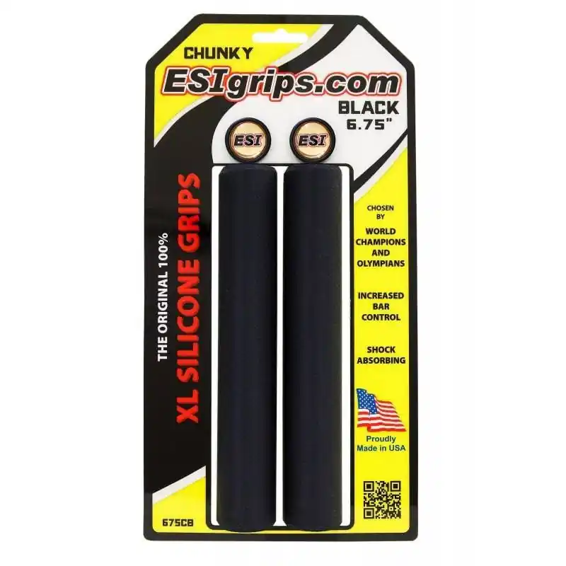 Puños ESI CHUNKY XL 171 mm Negro