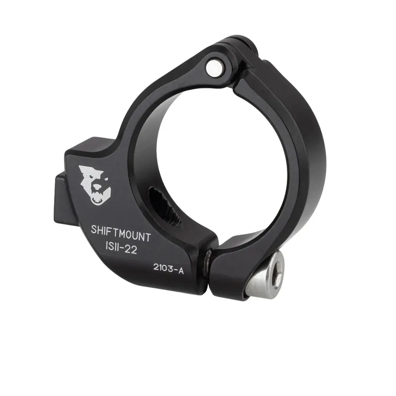 Adaptador de montaje WOLF TOOTH ShiftMount ISEV- 22 Shimano I-SPEC II Shifter > 22 mm Manillar