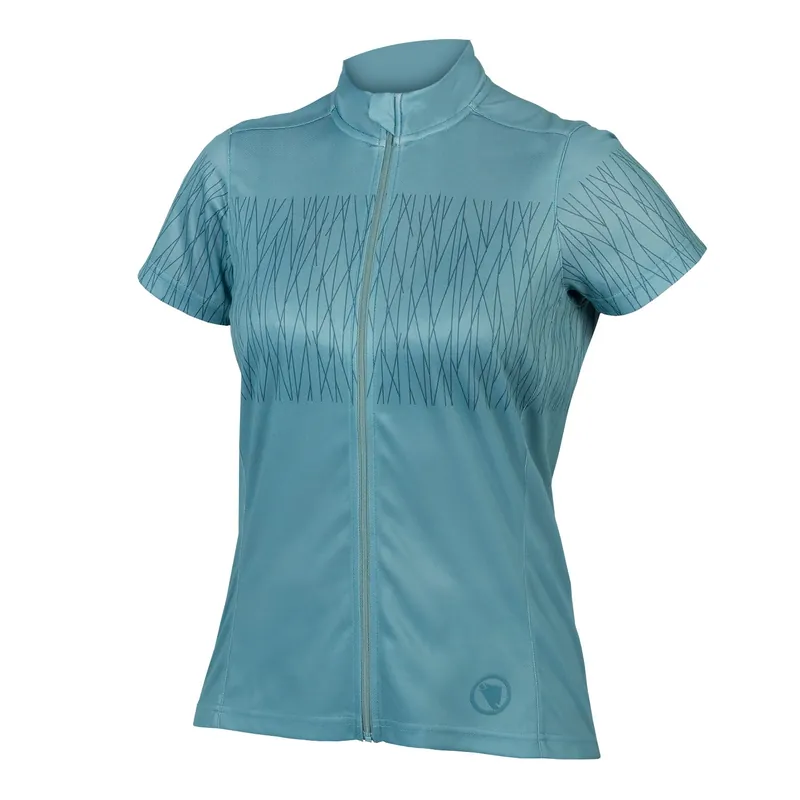 Maillot ENDURA HUMMVEE RAY II Mujer manga corta Azul