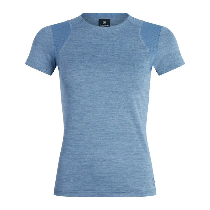 Maillot manga corta ENDURA SINGLETRACK Mujer Azul