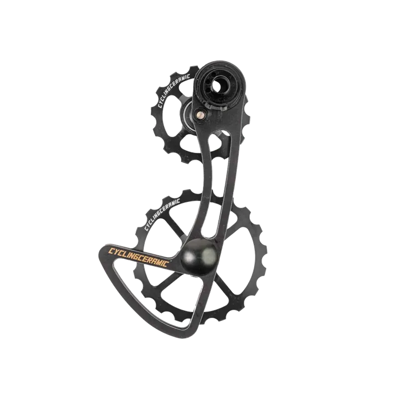 CERÁMICA CICLISMO Horquilla de desviador Oversize para Sram Apex Negro