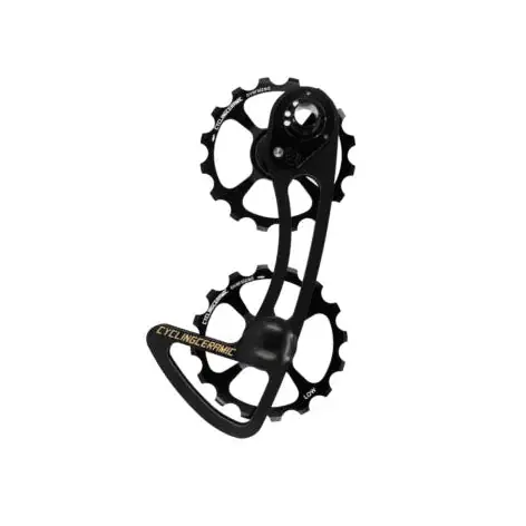 Horquilla de desviador Oversize CYCLING CERAMIC para Sram Meca 11V RIVAL / FORCE / RED Negro