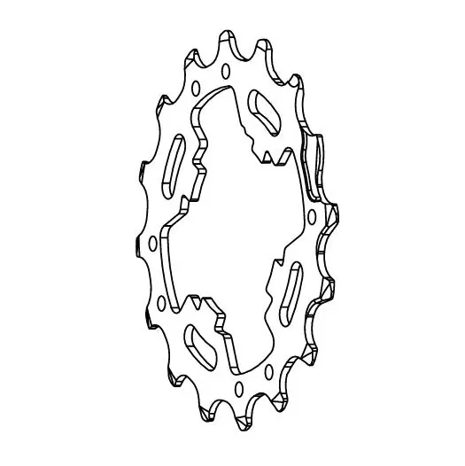 Piñón de 16 dientes para CAMPAGNOLO SUPER RECORD / CHORUS 12V