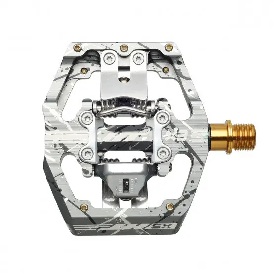Pedales HT COMPONENTS X3T Titanium Camo Grey