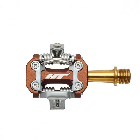 Pedales HT COMPONENTS M2 Titanium Bronze