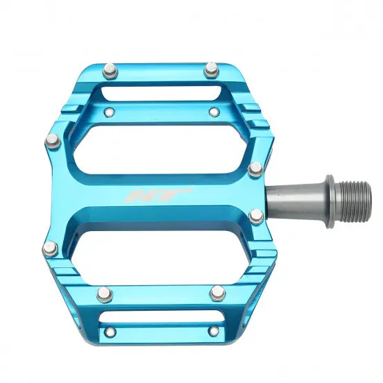 HT COMPONENTS AR09 Pedales Planos Azul Turquesa