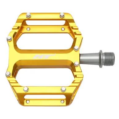 HT COMPONENTS AR09 Pedales Planos de Oro