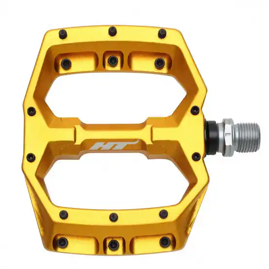 HT COMPONENTS SPIDER AF03 Pedales Planos Dorados