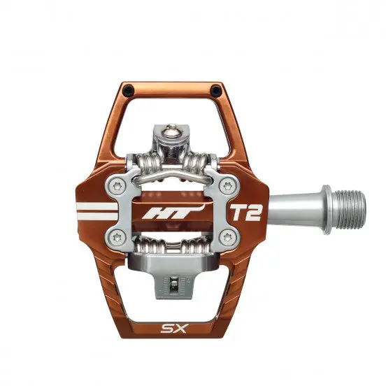 HT COMPONENTS Pedales BMX T2 SX Root Beer