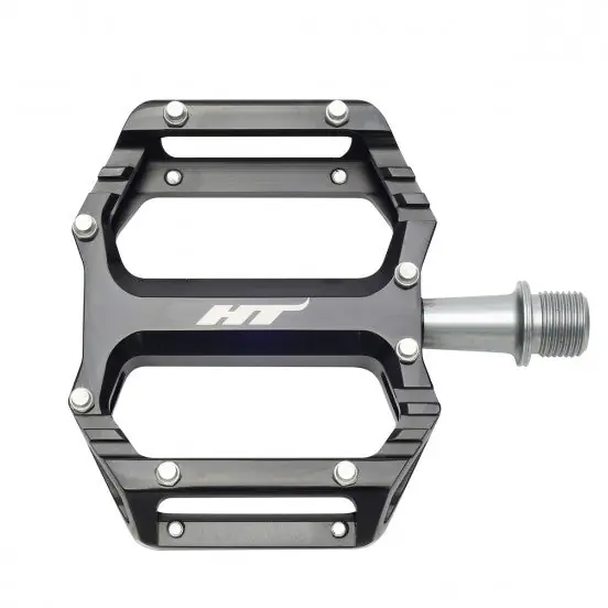HT COMPONENTS AR09 Pedales Planos Negro