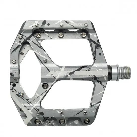 HT COMPONENTS ANS10 SUPREME Camo Gris Pedales Planos