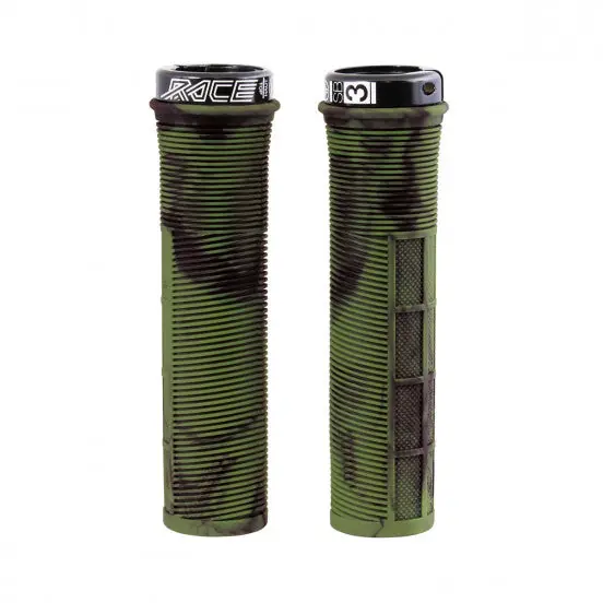 SB3 RACE ES Puños Lock-On 130 mm Camo Green