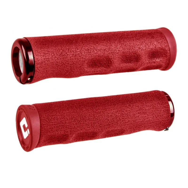Puños ODI DREAD LOCK TINKER JUAREZ SIGNATURE Lock-On 130 mm Rojo