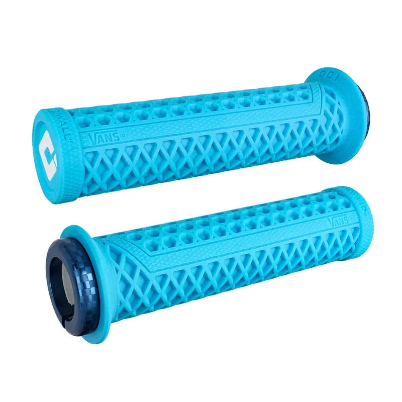 Puños ODI VANS V2.1 Lock-On 135 mm Azul