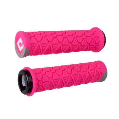 Puños ODI VANQUISH Lock-On 135 mm Rosa
