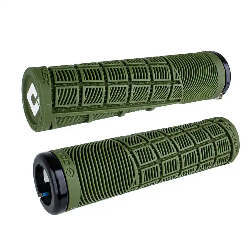 Puños ODI REFLEX XL Lock-on 135 mm Oliva