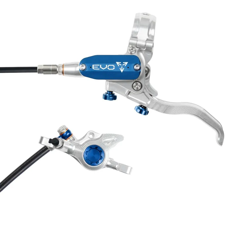 Freno delantero HOPE TECH 4 EVO X2 PM Plata/Azul