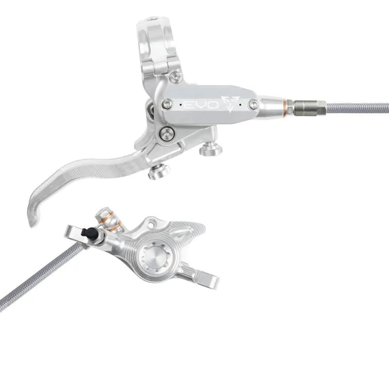 Freno trasero HOPE TECH 4 EVO X2 PM Aviation Plata/Plata