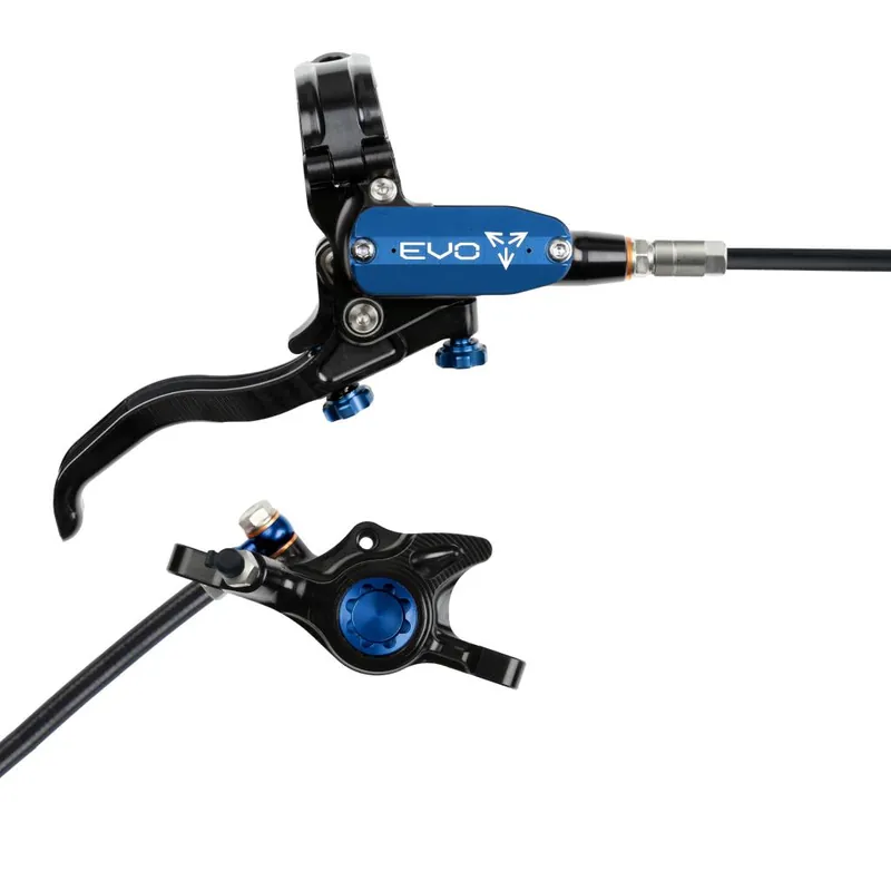 Freno trasero HOPE TECH 4 EVO X2 PM Negro/Azul