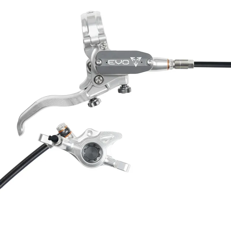 Freno trasero HOPE TECH 4 EVO X2 PM Plata/Humo