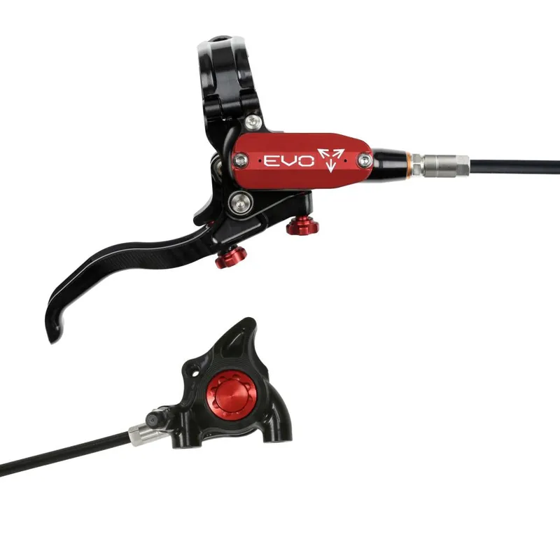 Freno trasero HOPE TECH 4 EVO X2 FM Negro/Rojo