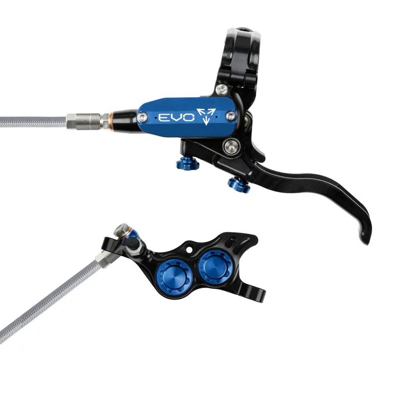 Freno delantero HOPE TECH 4 EVO TR4 Aviation Negro/Azul
