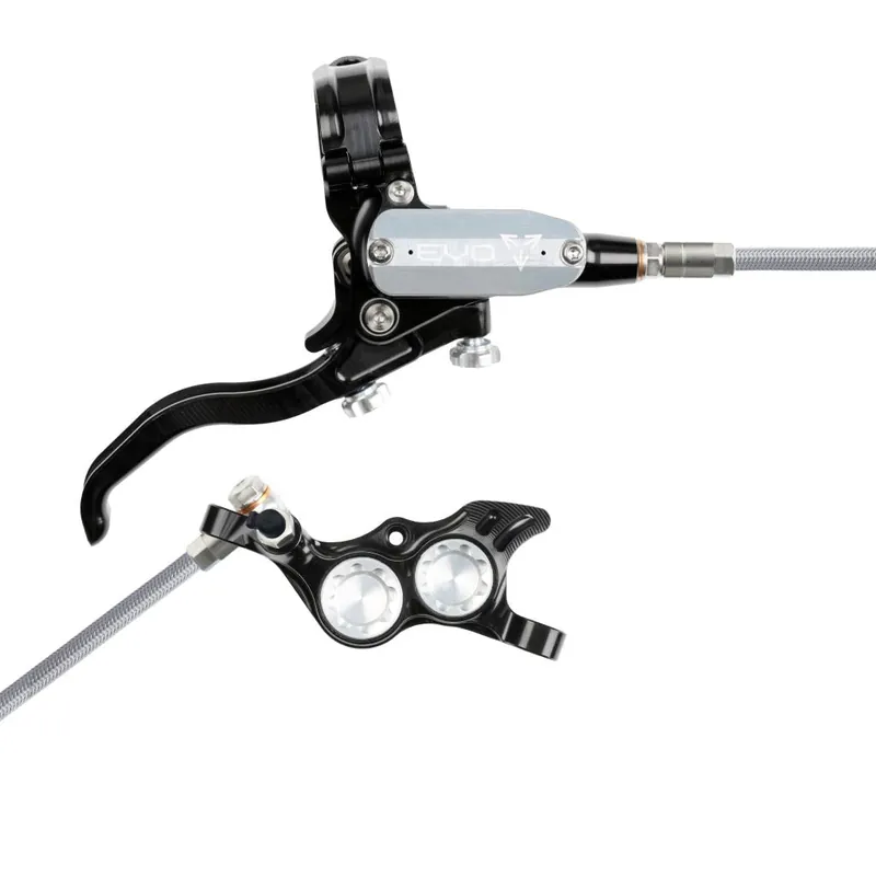 Freno trasero HOPE TECH 4 EVO TR4 Aviation Negro/Plata